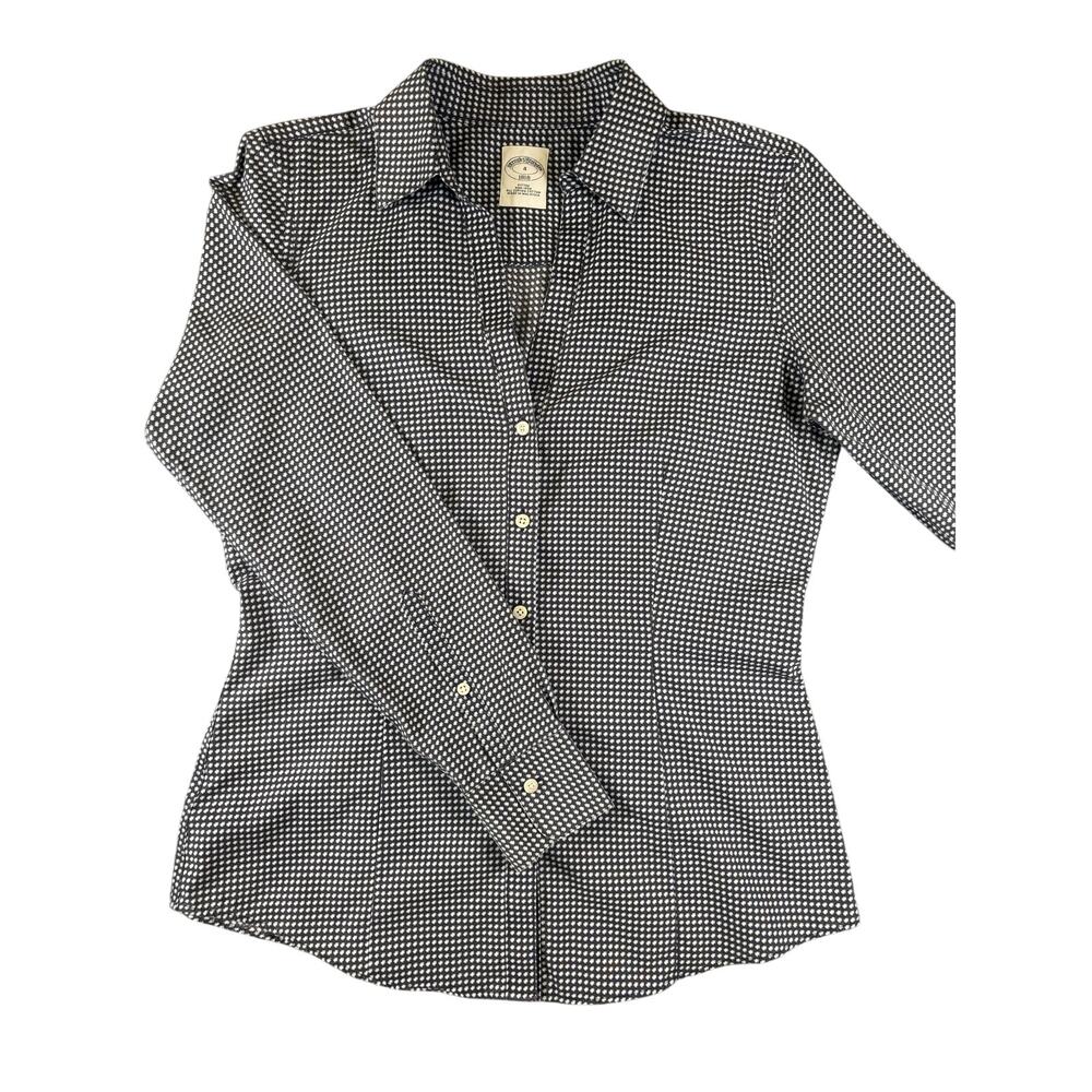 Brooks Brothers 1818 Fitted Non-Iron Supima Cotton Shirt Size 4